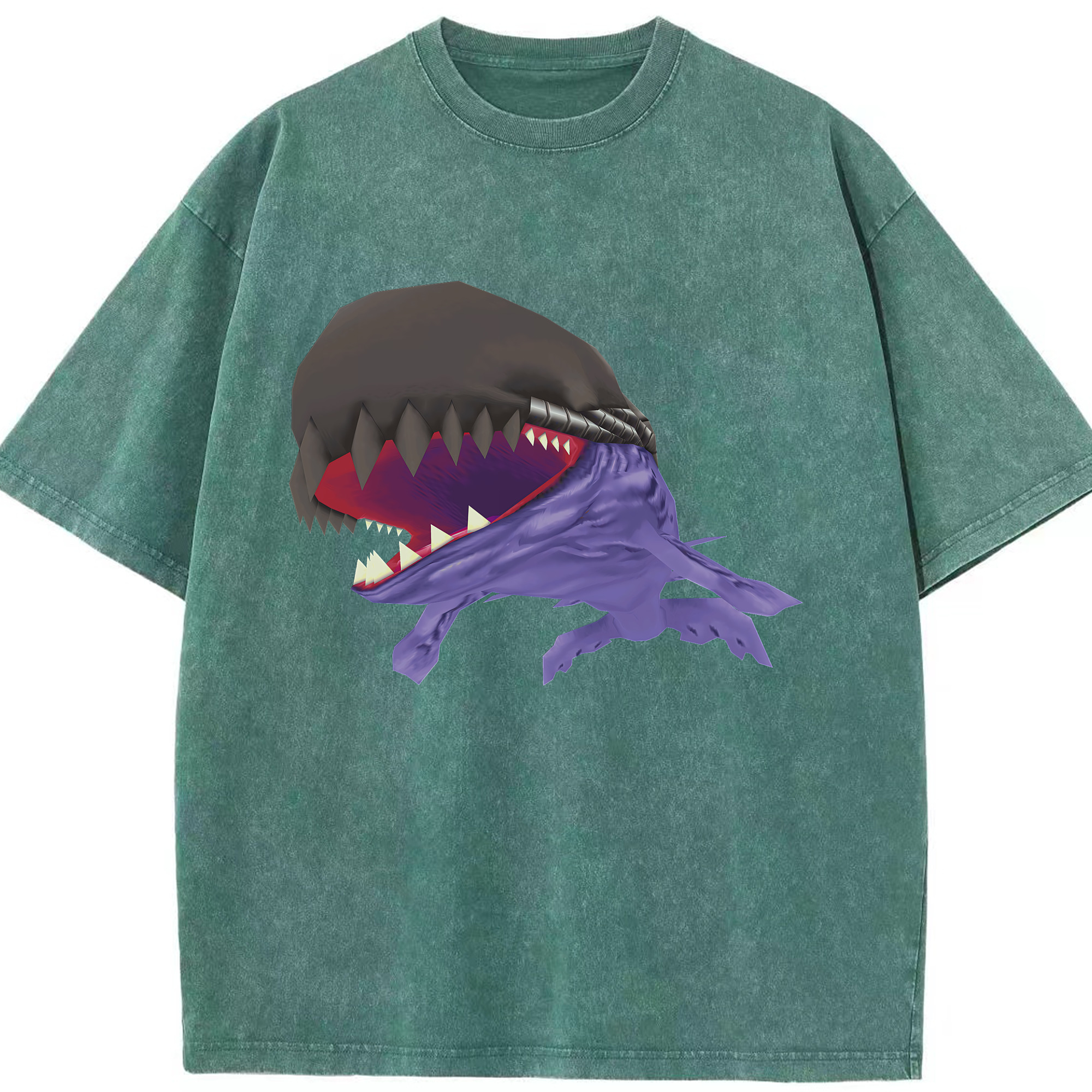 （画像用） Digimon デジタルモンスター/デジモン 綿100% ヴィンテージ風 半袖Tシャツ（フロントプリント）